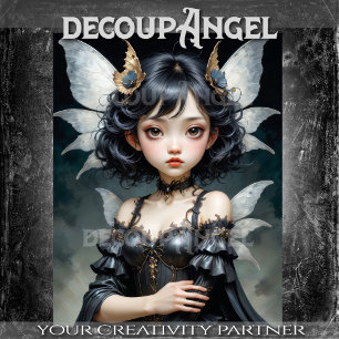 Papier Mousseline Découpage de rêve gothique Pixie