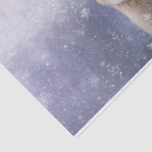 Papier Mousseline Découpage de Roe Deer (Détail)