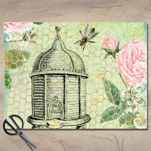 Papier Mousseline Découpage de ruches florales victoriennes