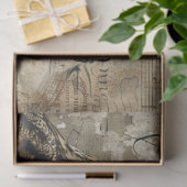 Papier Mousseline Découpage de script céleste de la Chouette mystiqu (Cadeau)