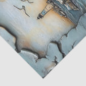 Papier Mousseline Découpage de sculpture de sirène (Détail)