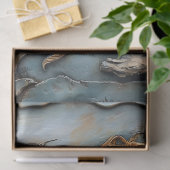 Papier Mousseline Découpage de sculpture de sirène (Cadeau)