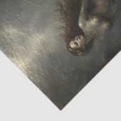 Papier Mousseline Découpage de Sirène Perle Céleste (Détail)