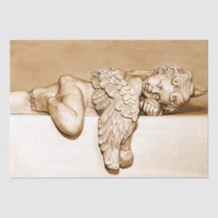 Papier Mousseline Découpage de sommeil du gardien Angel 15x20