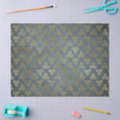 Papier Mousseline Découpage de spirale de noeud céleste d'or (Artisanat)