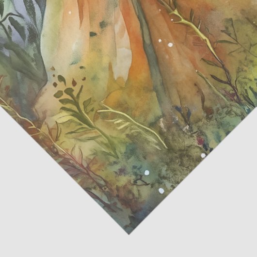 PAPIER MOUSSELINE DÉCOUPAGE DE TÉMOINS HALLOWEEN WHIMSICAL (Détail)