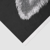 Papier Mousseline Découpage de Terrier T5 Mignonne Yorkshire noir et (Détail)