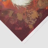 Papier Mousseline Découpage de texture rustique d'oiseaux de grue vi (Détail)