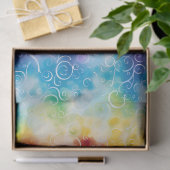 Papier Mousseline Découpage de tourbillon arc-en-ciel (Cadeau)