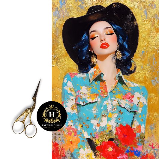 Papier Mousseline Découpage de vidéo dorée