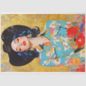 Papier Mousseline Découpage de vidéo dorée (Recto)