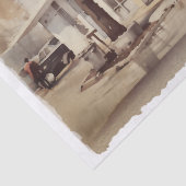 Papier Mousseline Découpage de voiture Retro Diner (Détail)