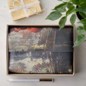 Papier Mousseline Découpage de voiture Vintage rouge (Cadeau)