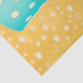 Papier Mousseline Decoupage Deco Art Kaleidoscopic Teal Woman (Détail)