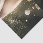 Papier Mousseline Découpage Delicate Rabbit de Pâques Design floral (Détail)