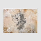 Papier Mousseline découpage d'éphémère français (Recto)