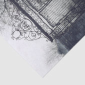 Papier Mousseline Découpage Déplaisant de femme Ghoarly (Détail)