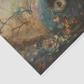 Papier Mousseline Découpage déplaisant du bec d'oiseaux (Détail)