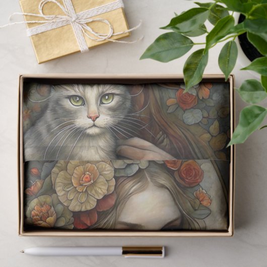 Papier Mousseline Découpage des esprits gentils (Cadeau)