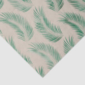 Papier Mousseline Découpage des Feuilles tropicaux verts (Détail)