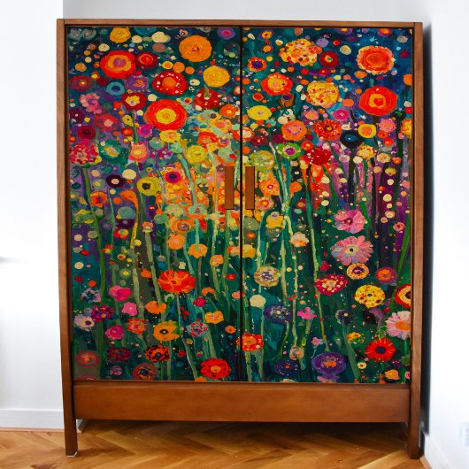 Papier Mousseline Découpage des fleurs hippies