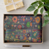 Papier Mousseline Découpage des fleurs hippies (Cadeau)