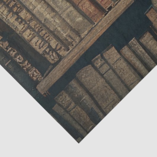 Papier Mousseline Découpage des livres anciens (Détail)