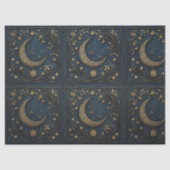 Papier Mousseline Découpage des lunes de cuivre (Recto)
