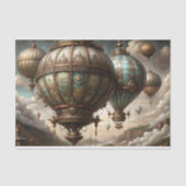 Papier Mousseline Découpage des navires Steampunk (Recto)