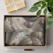 Papier Mousseline Découpage des navires Steampunk (Cadeau)