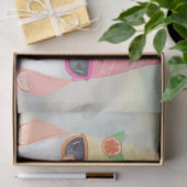 Papier Mousseline Découpage des nomes de plage (Cadeau)