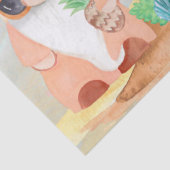 Papier Mousseline Découpage des nomes de plage (Détail)