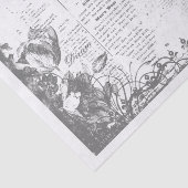 Papier Mousseline Découpage des oiseaux français (Détail)