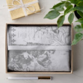 Papier Mousseline Découpage des oiseaux français (Cadeau)