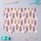 Papier Mousseline Découpage des planches de surf colorées (Artisanat)