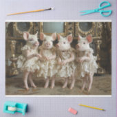 Papier Mousseline Découpage des porcelets vintages (Artisanat)