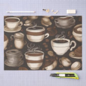 Papier Mousseline Découpage des tasses à café / (Artisanat)