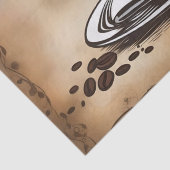 Papier Mousseline Découpage des tasses de café en latte / (Détail)