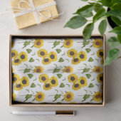 Papier Mousseline Découpage des tournesols Pays Petits éléments (Cadeau)