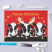 Papier Mousseline Découpage des vaches de Noël (Artisanat)