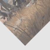 Papier Mousseline Decoupage Desert Skeleton Fur Feathers Funk Band (Détail)