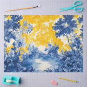 Papier Mousseline Découpage Design de papier peint contemporain fran (Artisanat)