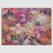 Papier Mousseline Découpage d'explosion violette et rose (Recto)