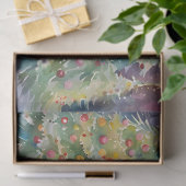 Papier Mousseline Découpage d'hiver couleur bleue (Cadeau)