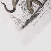 Papier Mousseline Découpage d'impression d'éléphants asiatiques vint (Détail)