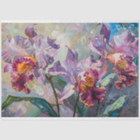 découpage d'iris pourpre