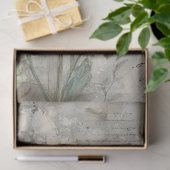 Papier Mousseline Découpage d'objets éphémères d'hortensia et de pap (Cadeau)