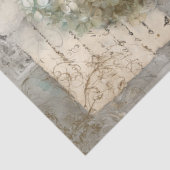 Papier Mousseline Découpage d'objets éphémères d'hortensia et de pap (Détail)