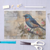 Papier Mousseline Découpage d'oiseau vintage (Artisanat)