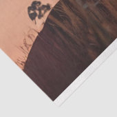 Papier Mousseline Découpage Double exposition Cowboy & Cheval (Détail)